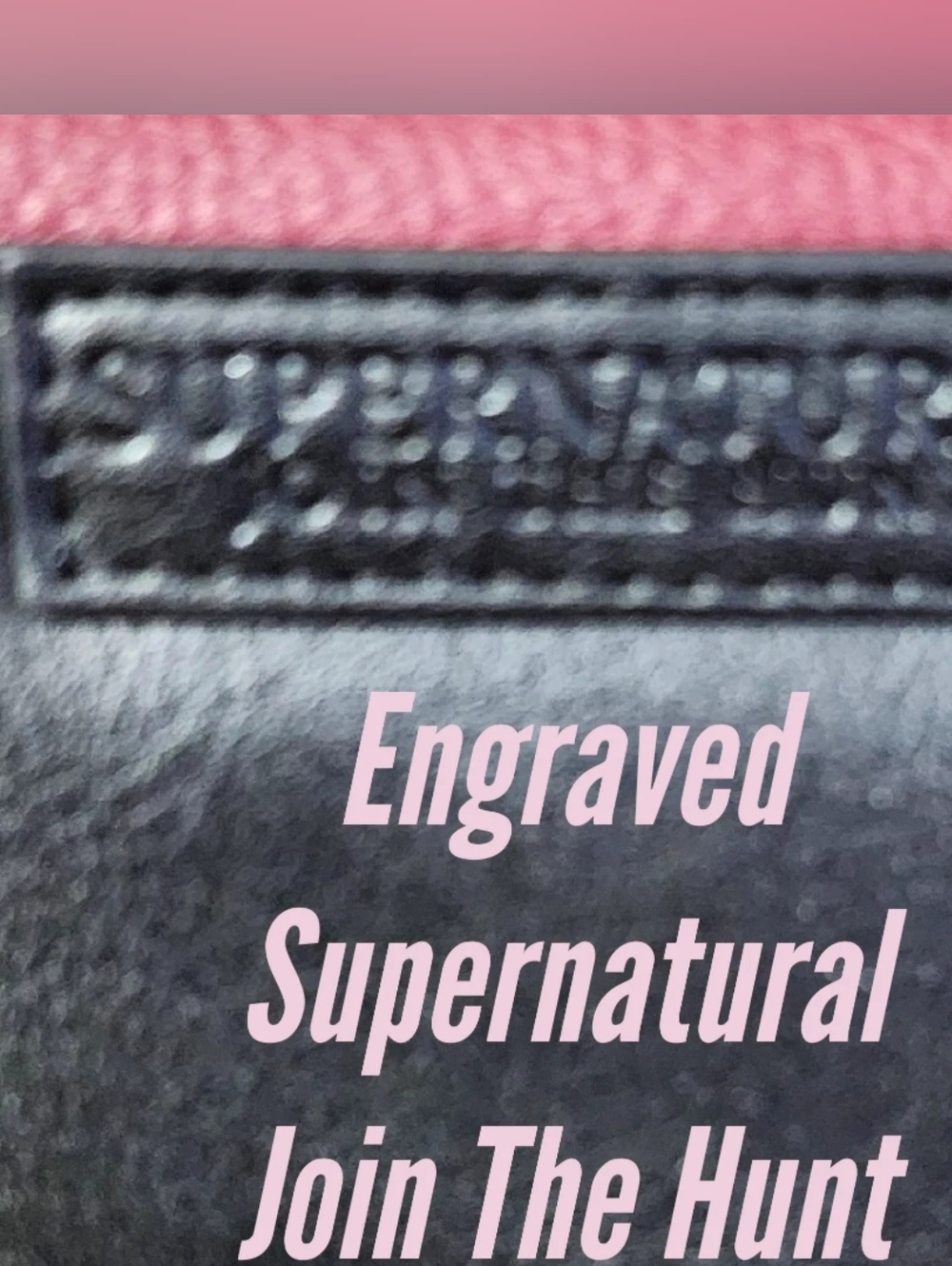 SUPERNATURAL Vegan Leather "Join The Hunt" Wristlet Wallet- Winchester Brothers - Picture 7 of 16